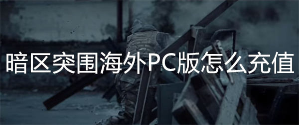 暗区突围海外PC版无法充值是什么情况